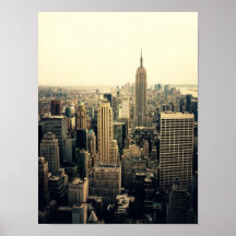 New York City Skyline Midtown, Small Posters