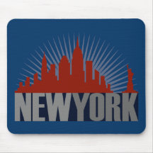 New York City Skyline Mouse Pads