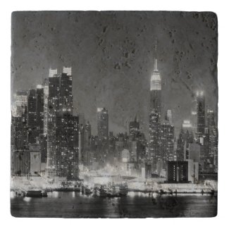 New-York City Skyline Panoramic View Trivets