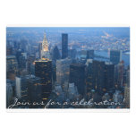 New York City Skyline Personalized Invitation