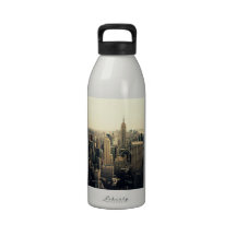 New York City Skyline Reusable Water Bottle
