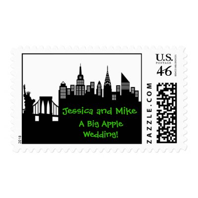 New York City Skyline Stamps