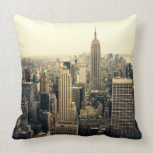 New York City Skyline Throw Pillows