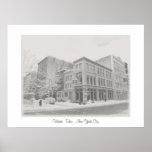 New York City Snow - Travel Poster