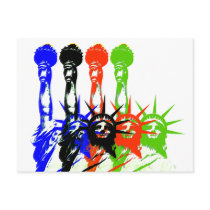 New York City-Statue of liberty postcards