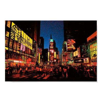 new york times square night. New York City (Times Square)