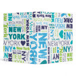 New York city typography photo album binder