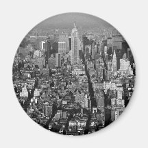 New York City USA skyline 1987 Magnets