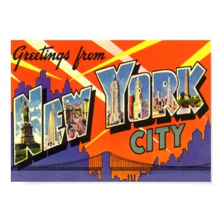 New York City Vintage Poster print
