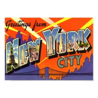 New York City Vintage Poster