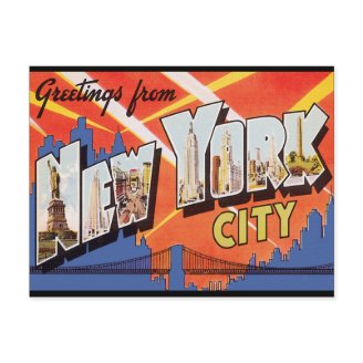 New York City Vintage Travel Post Cards