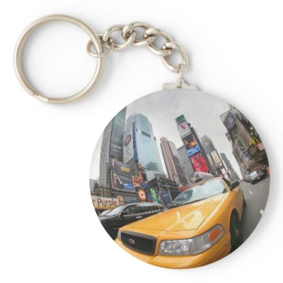 New York City Yellow Cab Keychains by LittleOlive