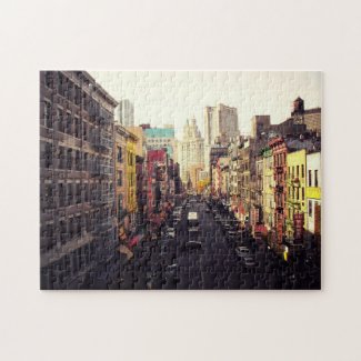 New York Cityscape Puzzle - Chinatown puzzle