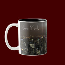 New York Cup Cityscape New York Night Mug mugs