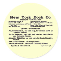 New York Dock Company Railroad stickers