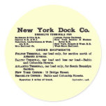 New York Dock Company Railroad stickers