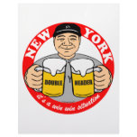 NEW YORK DOUBLE HEADER CUSTOMIZED LETTERHEAD
