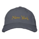 New York Embroidered Hat embroidered hats