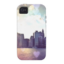 New York Fairy Tale - Rainbow Heart Bokeh iPhone 4/4S Cover