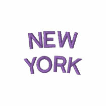 NEW YORK Female Hoodie embroidered shirts