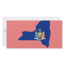 New York Flag Map photo cards by usaflags New York Flag Map photo cards