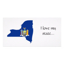 New York Flag Map photo cards by usaflags New York Flag Map photo cards