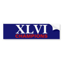 New York Football Champions bumper stickers