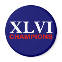 New York Football Champions magnets