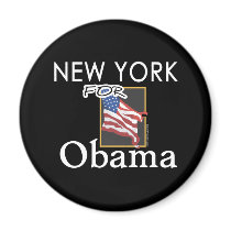New York for Obama Magnet magnets