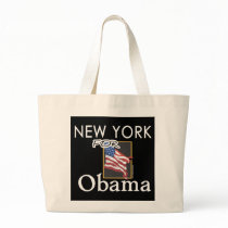 New York for Obama Tote Bag bags