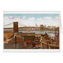 New York from Brooklyn Card