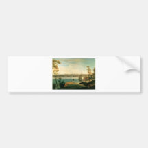New York from Brooklyn Heights circa 1834 Bumper Sticker