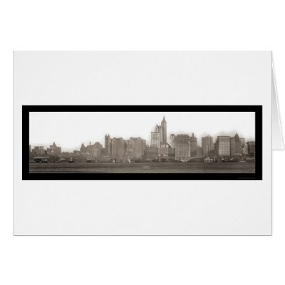 New York From Jersey City Photo 1910 Cards by lc_panoramicphotos