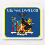 New York German Shepherd Mouse Pad