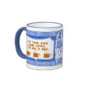 New York Greek Diner Motif Coffee Mug by nicklilavois New York Greek Diner Motif Coffee Mug