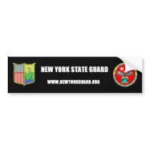 New York Guard Bumper Sticker