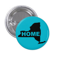 New York Home Button Badge State