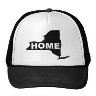 New York Home Hat Ball Cap Empire State