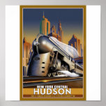 New York Hudson Loco Poster