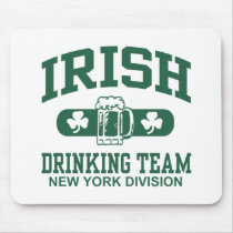 New York Irish Drinking Team Mouse Pad
