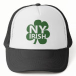 New York Irish Shamrock Trucker Hat