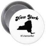 New York - Its terrorific Pinback Button