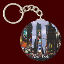 New York Key Chain Times Square City Lights Gifts keychains