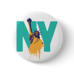 New York Lady Liberty buttons