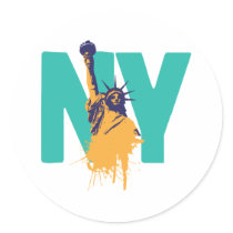 New York Lady Liberty stickers