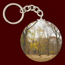 New York Landscape Key Chain New York Souvenirs keychains