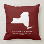 New York  Love Throw Pillows