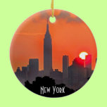New York Manhattan Skyline Ornament ornaments