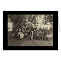 New York Militia Military Band, Arlington, VA 1861 cards