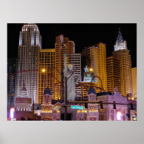 New York New York Las Vegas Photo Poster Print